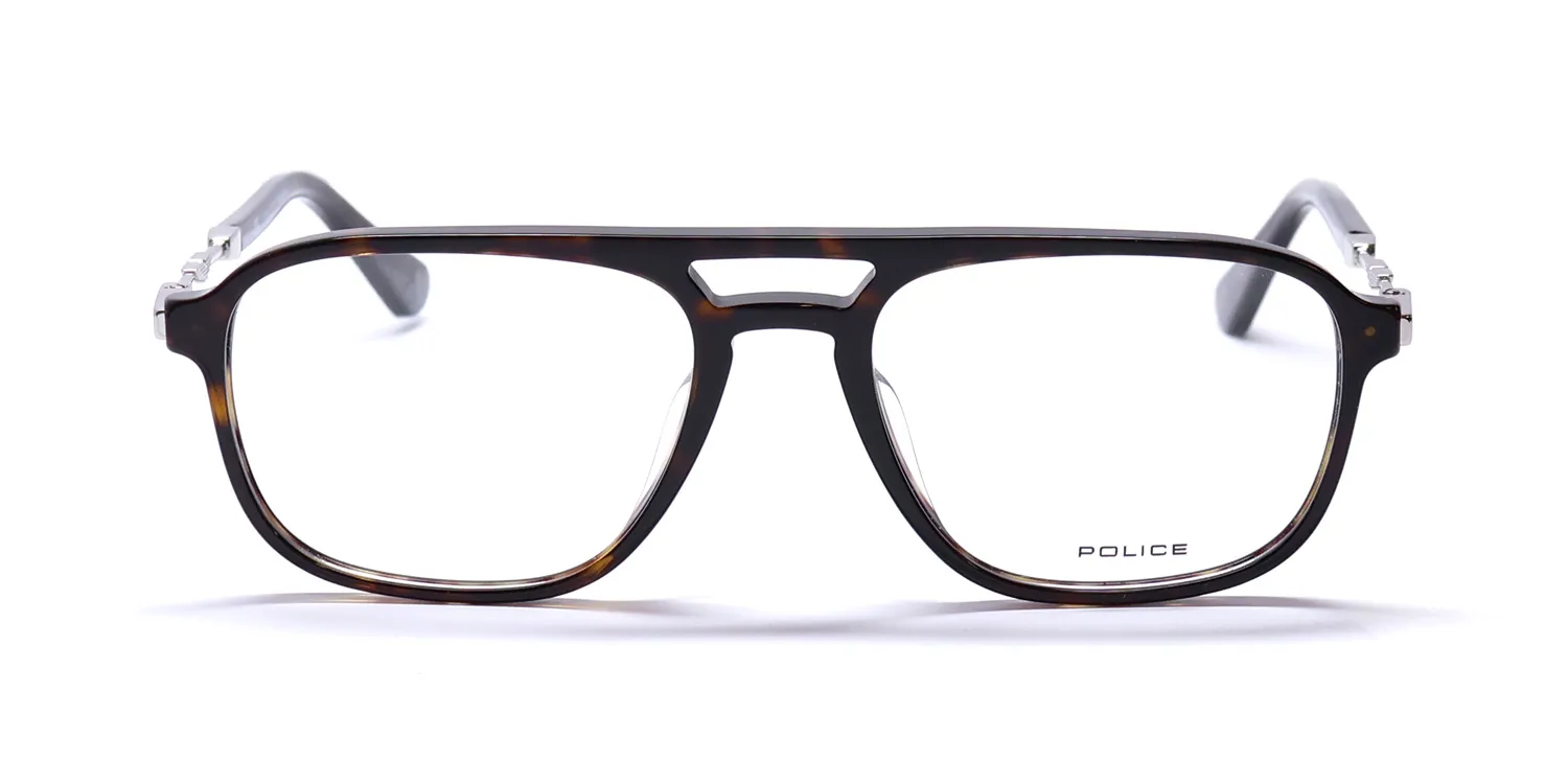 Police Vpld13 Milestone 1 0722 Eyeglasses Tortoise 53mm 3