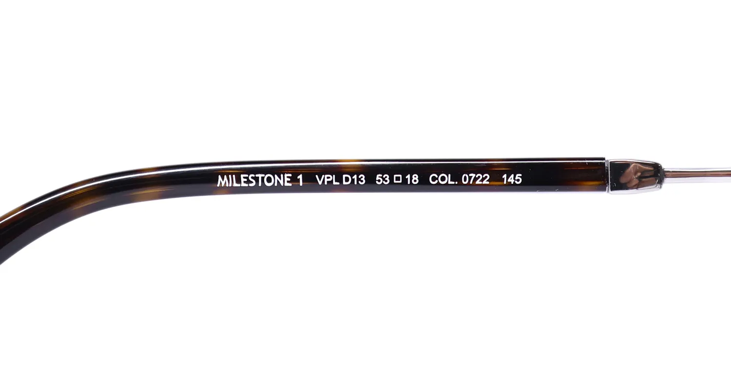 Police Vpld13 Milestone 1 0722 Eyeglasses Tortoise 53mm 8