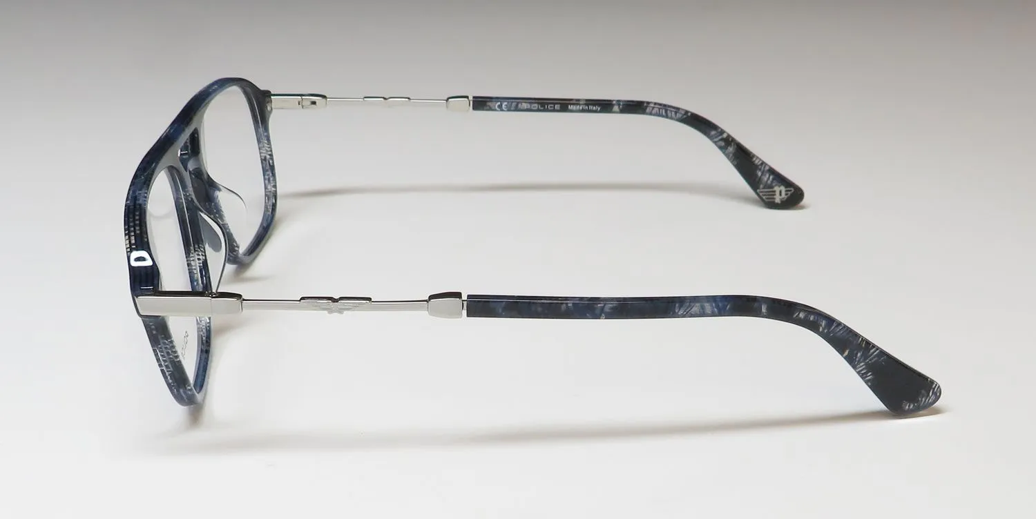 Police Vpld13 Milestone 1 09pp Eyeglasses Blue 53mm 4