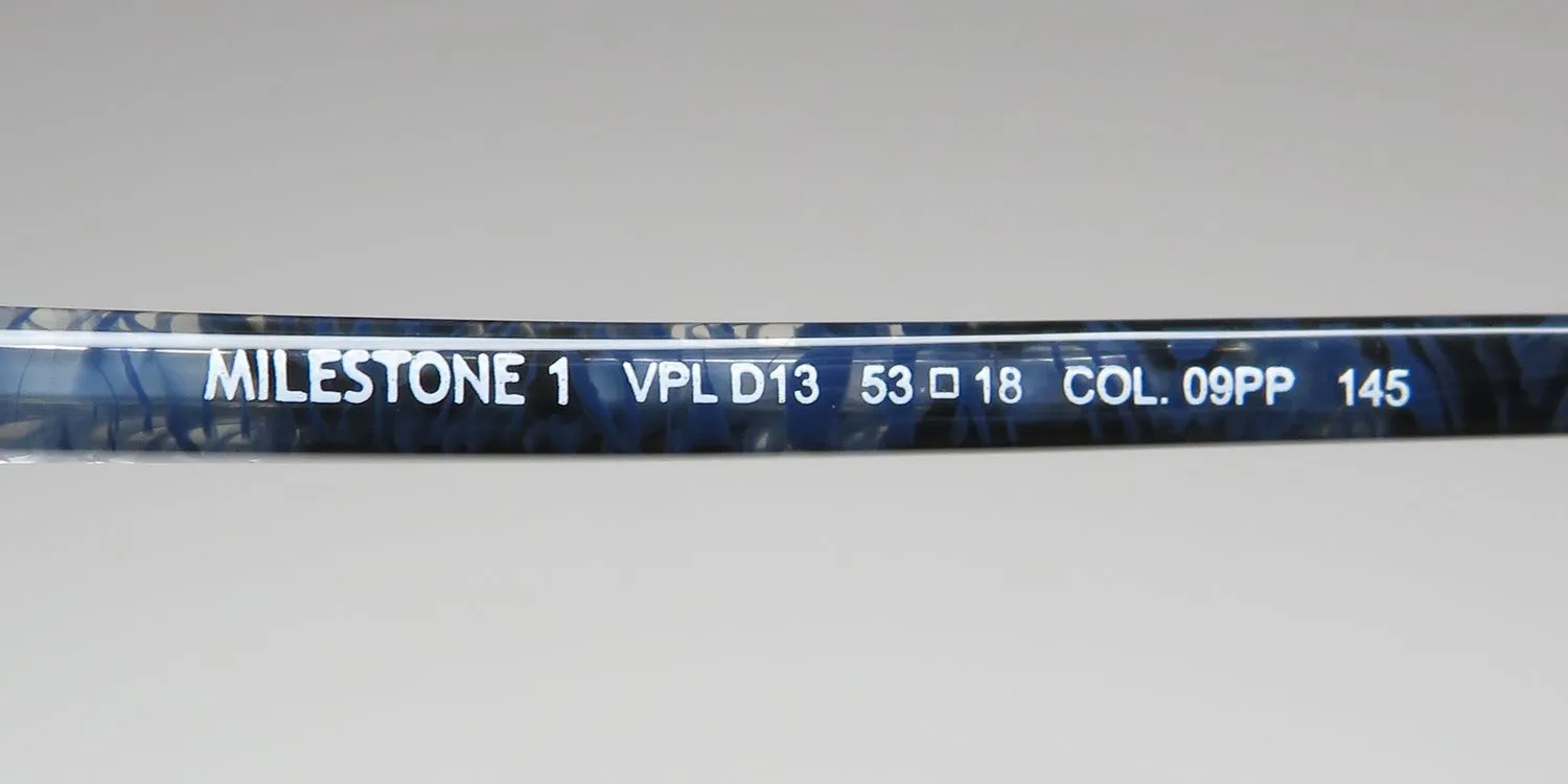 Police Vpld13 Milestone 1 09pp Eyeglasses Blue 53mm 8