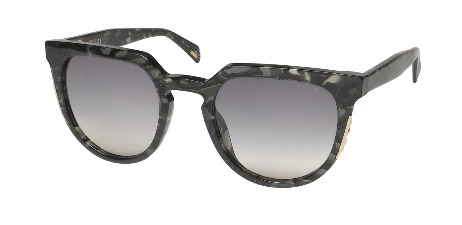 Police Spld34 09gc Sunglasses Green 51mm