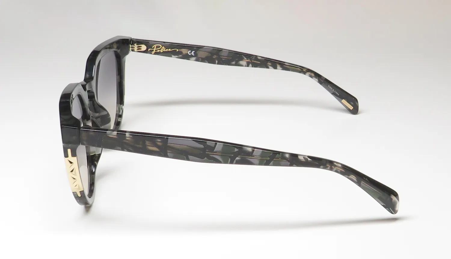 Police Spld34 09gc Sunglasses Green 51mm 4