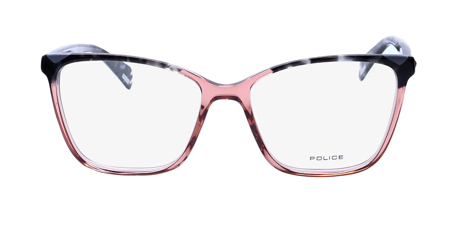 Police Vpld89w Safari 1 0805 Eyeglasses Rose 54mm 3