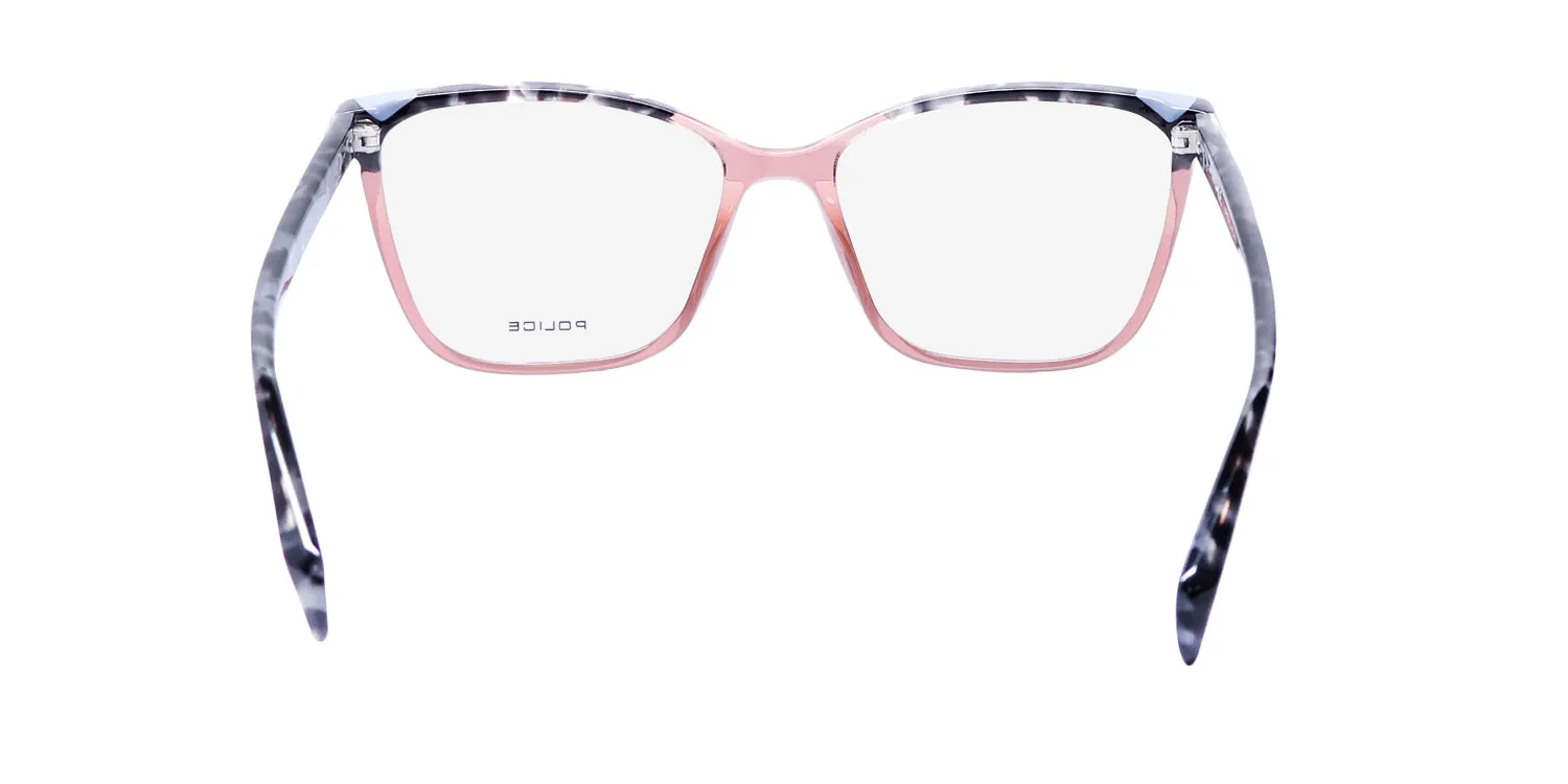 Police Vpld89w Safari 1 0805 Eyeglasses Rose 54mm 5