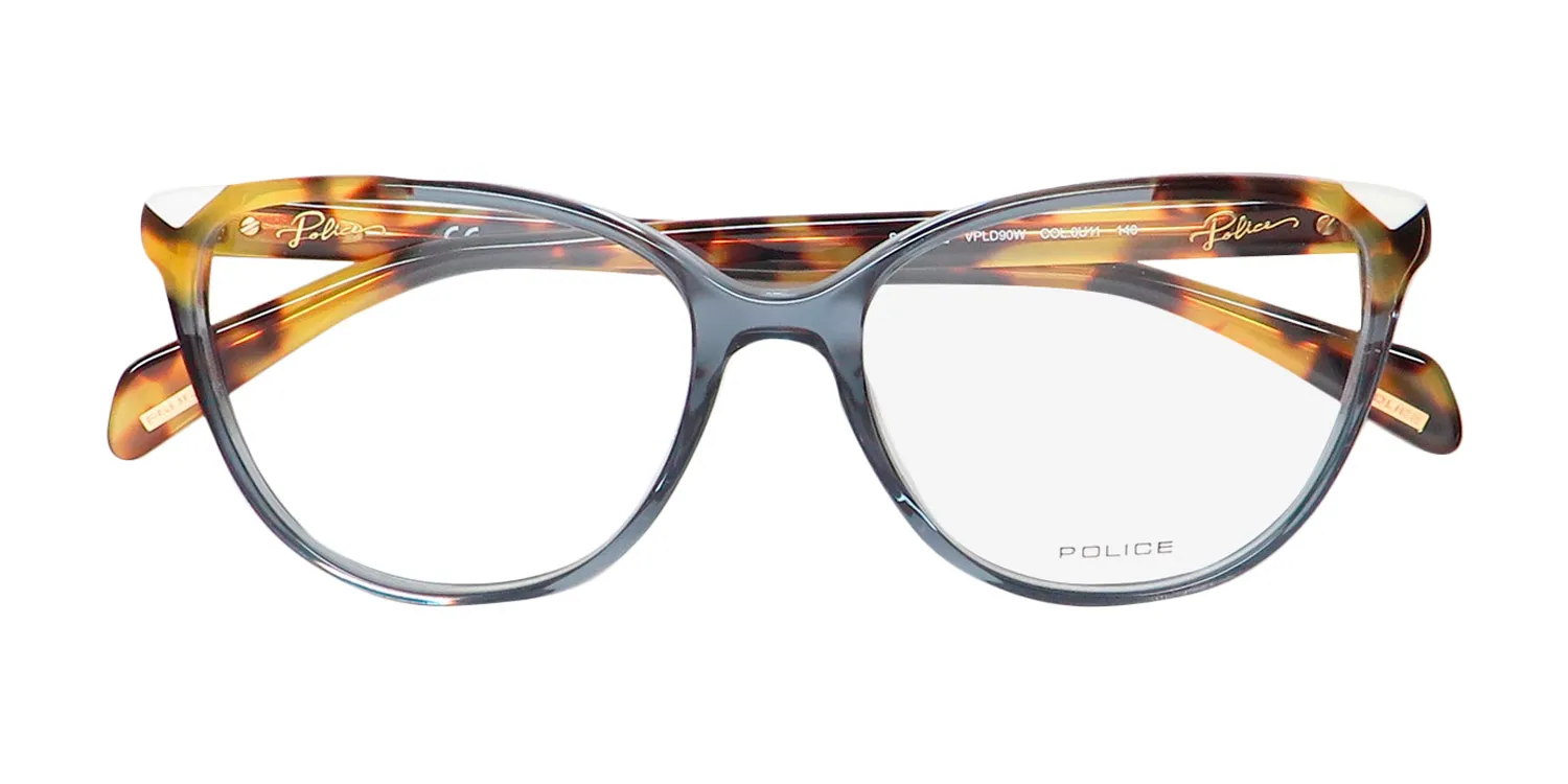 Police Vpld90w Safari 2 0u11 Eyeglasses Grey 54mm 2