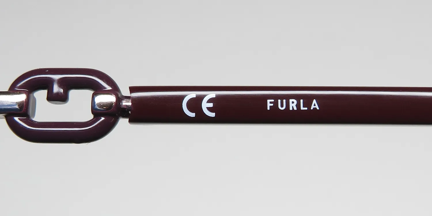 Furla Vfu542 0e59 Eyeglasses Shiny Red Gold 54mm 7