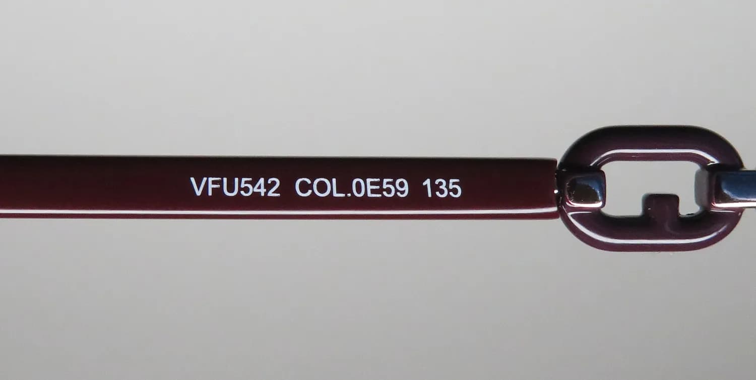 Furla Vfu542 0e59 Eyeglasses Shiny Red Gold 54mm 8
