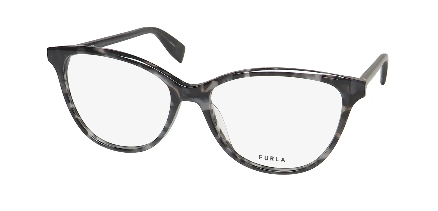 Furla Vfu546 096n Eyeglasses Grey Havana 54mm