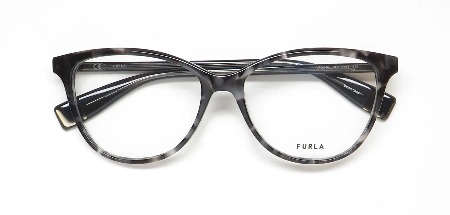 Furla Vfu546 096n Eyeglasses Grey Havana 54mm 2