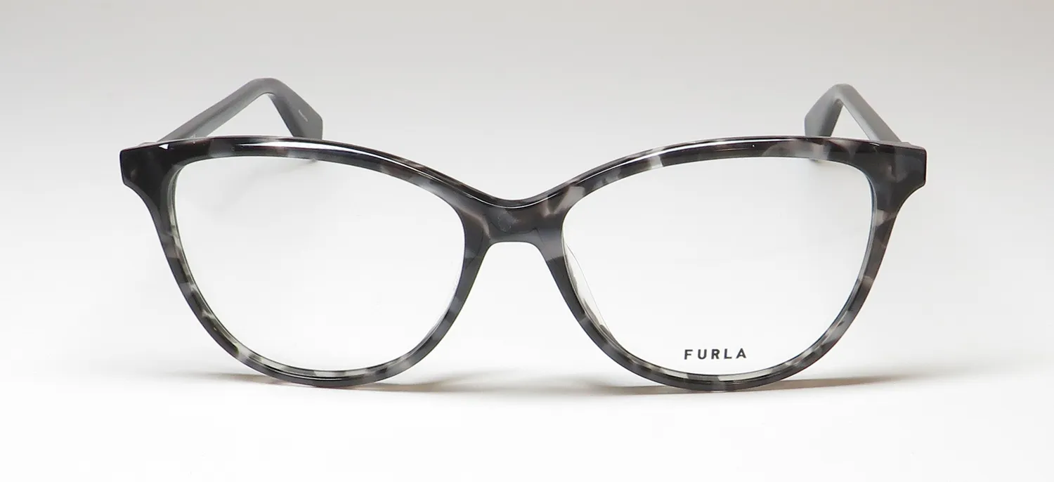 Furla Vfu546 096n Eyeglasses Grey Havana 54mm 3