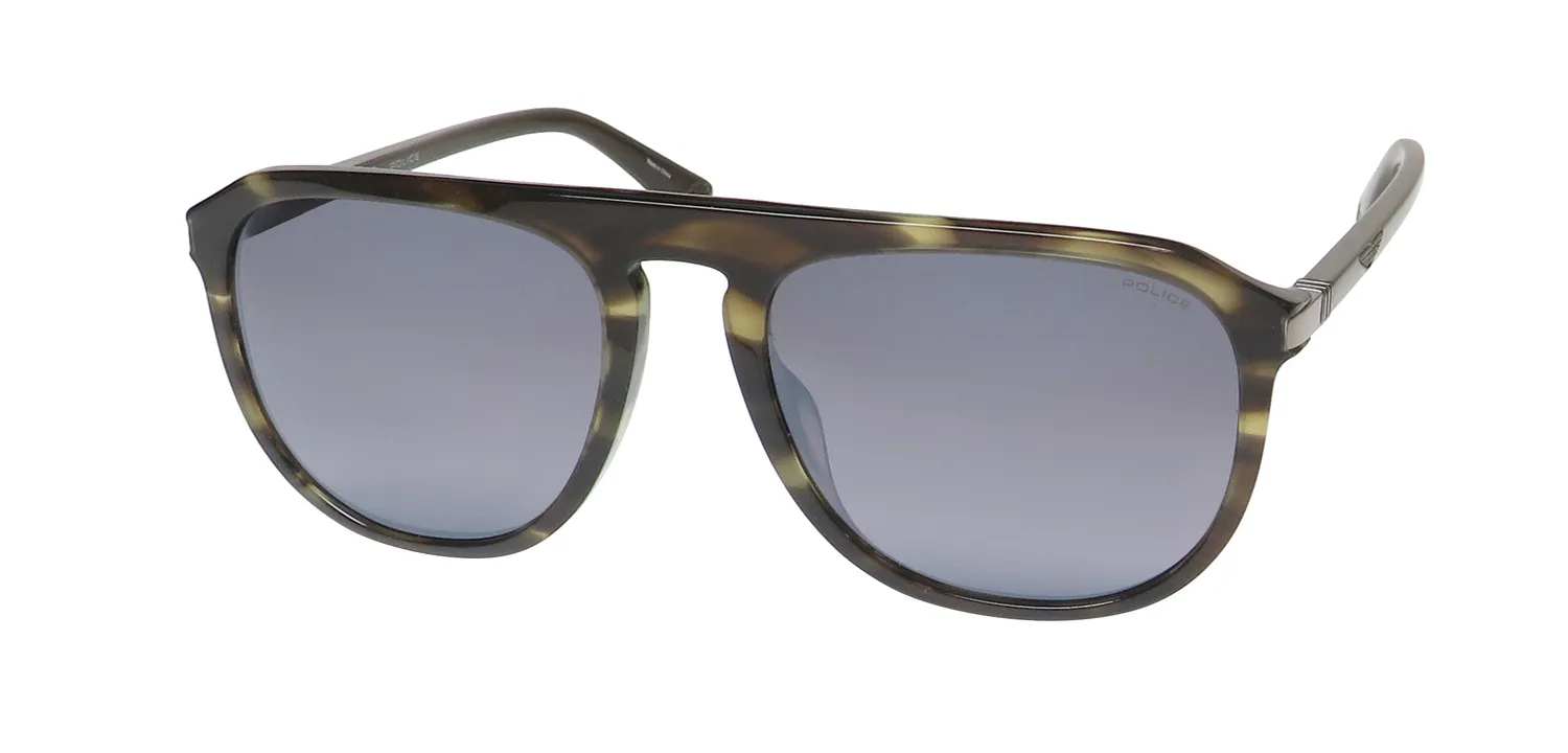 Police Sple06 7hlx Sunglasses Brown Havana 56mm