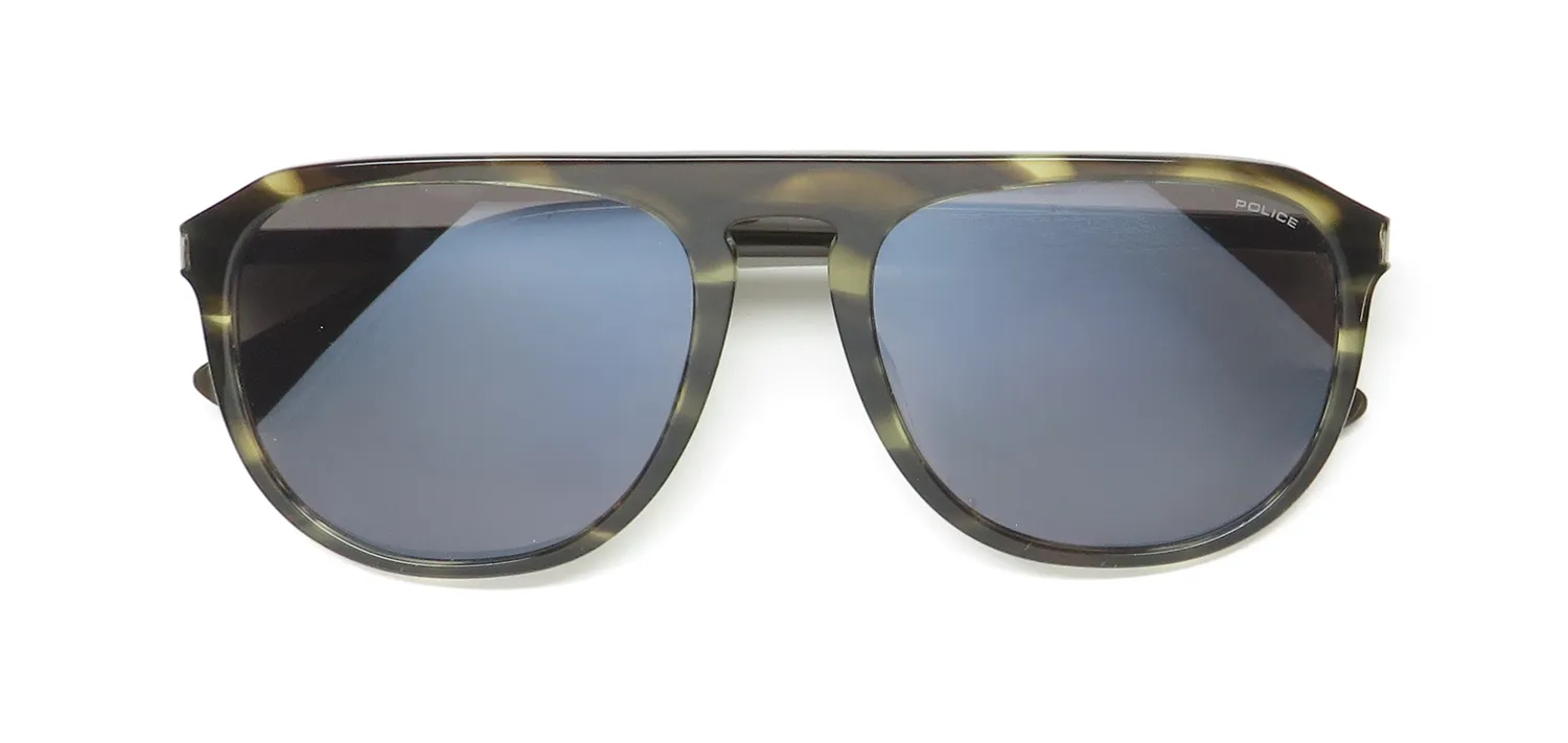 Police Sple06 7hlx Sunglasses Brown Havana 56mm 2
