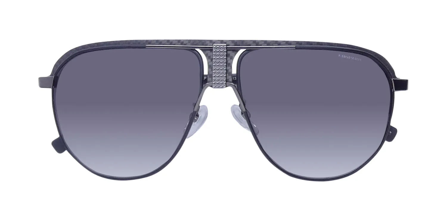 Chopard Schf82 k56p Sunglasses Gunmetal 62mm Unisex 2