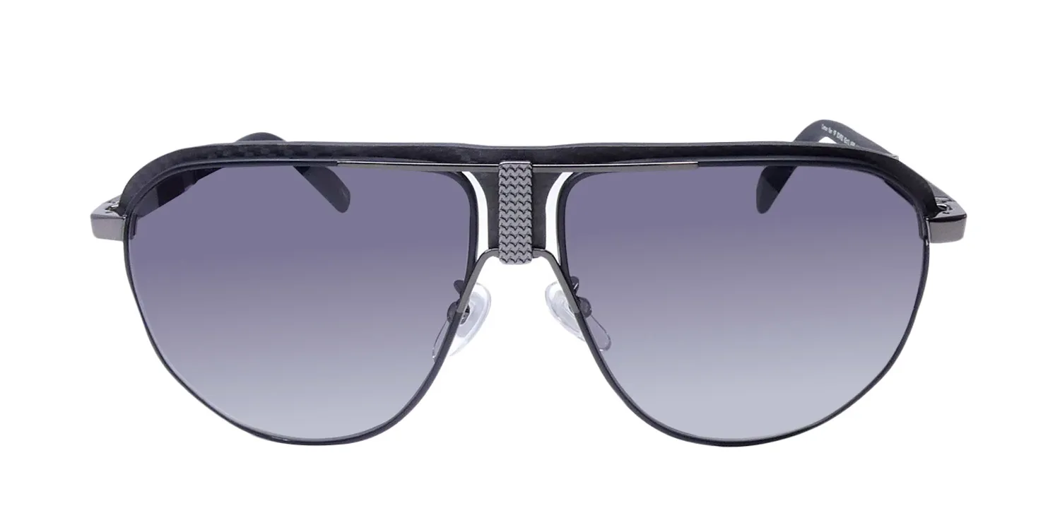 Chopard Schf82 k56p Sunglasses Gunmetal 62mm Unisex 3