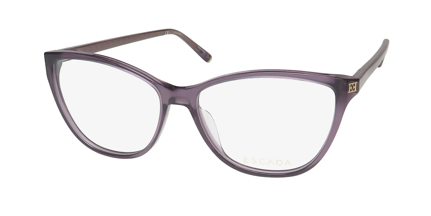 Escada Vesd02 06la Eyeglasses Purple 55mm