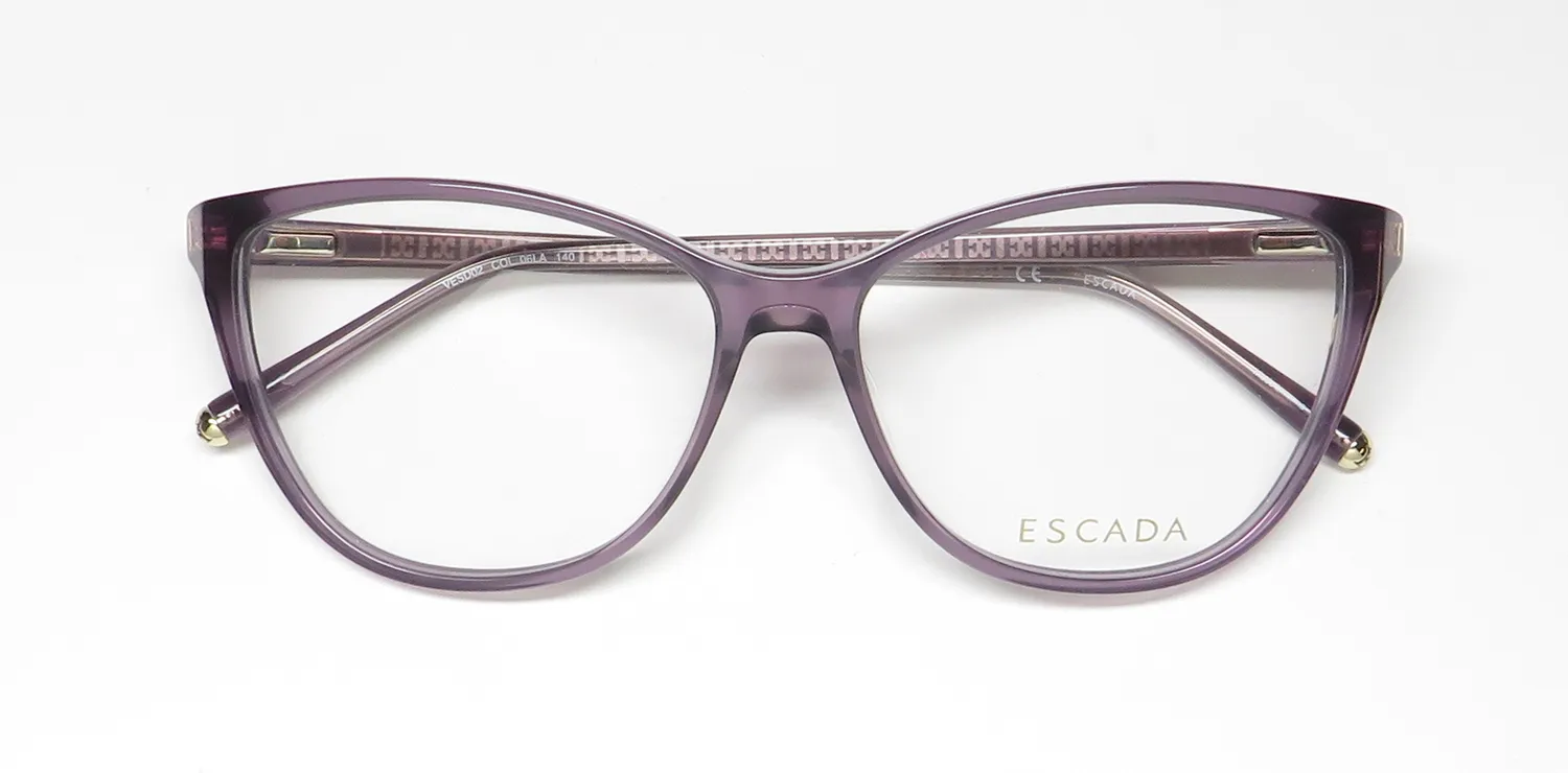 Escada Vesd02 06la Eyeglasses Purple 55mm 2
