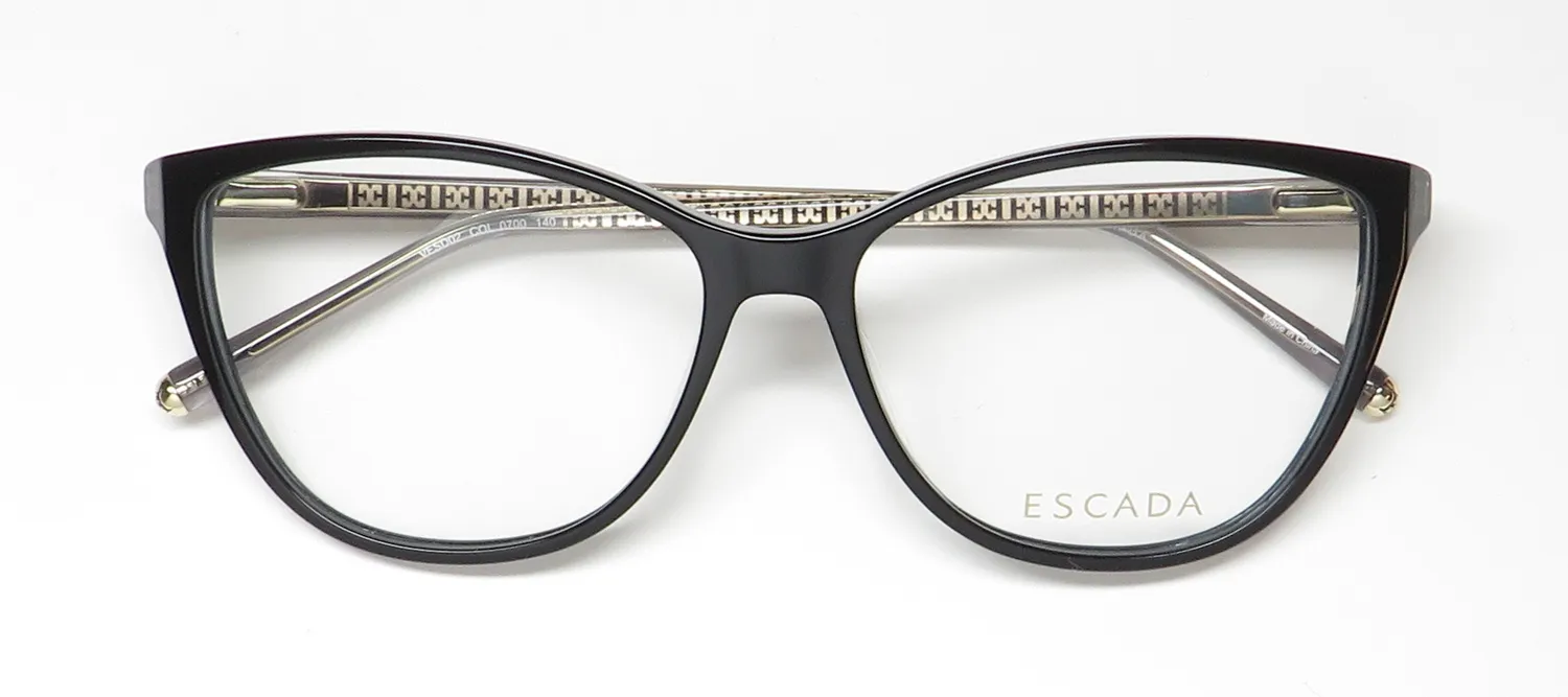 Escada Vesd02 0700 Eyeglasses Black 55mm 2