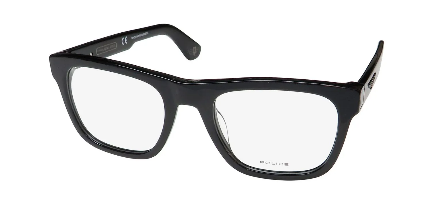 Police Vple37 Origins Bullet 1 0700 Eyeglasses Black 52mm