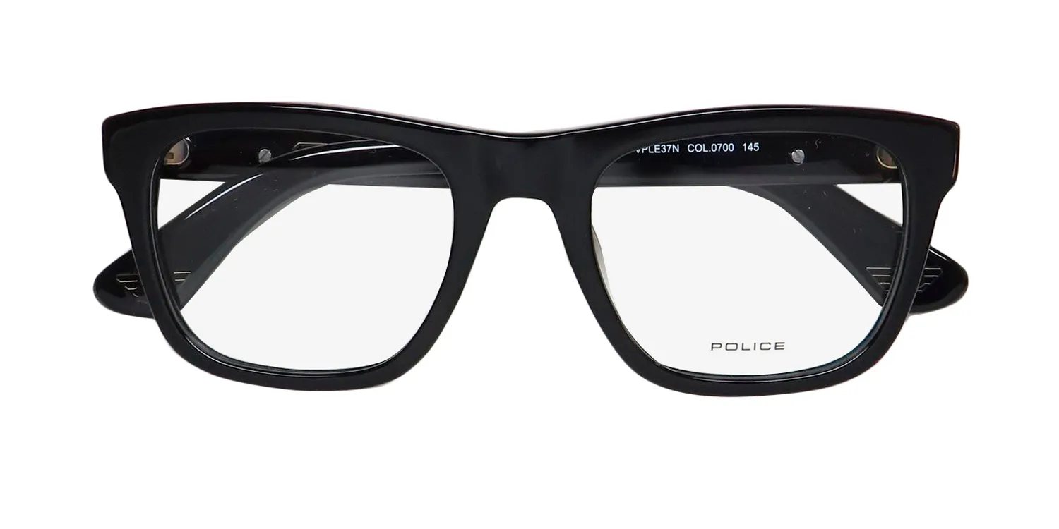Police Vple37 Origins Bullet 1 0700 Eyeglasses Black 52mm 2