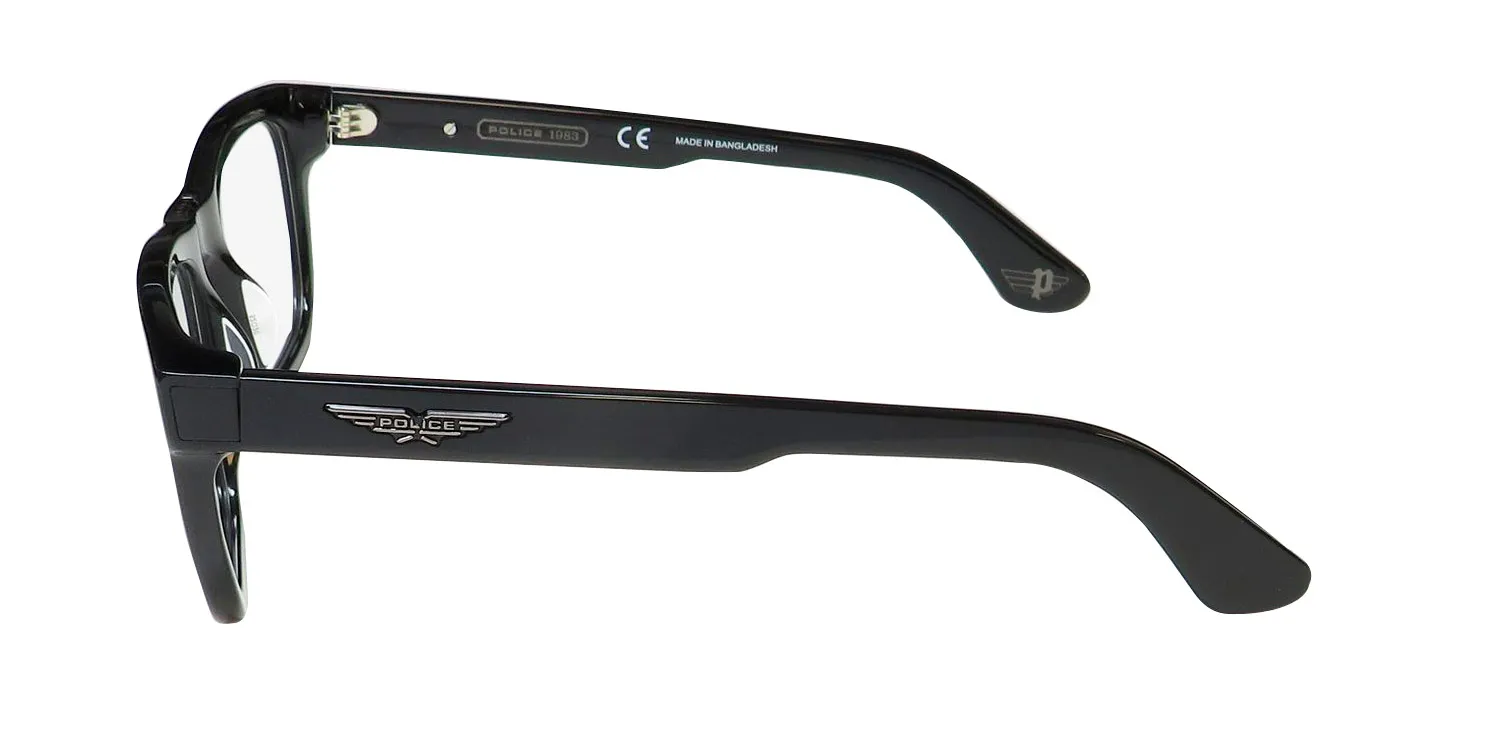 Police Vple37 Origins Bullet 1 0700 Eyeglasses Black 52mm 4