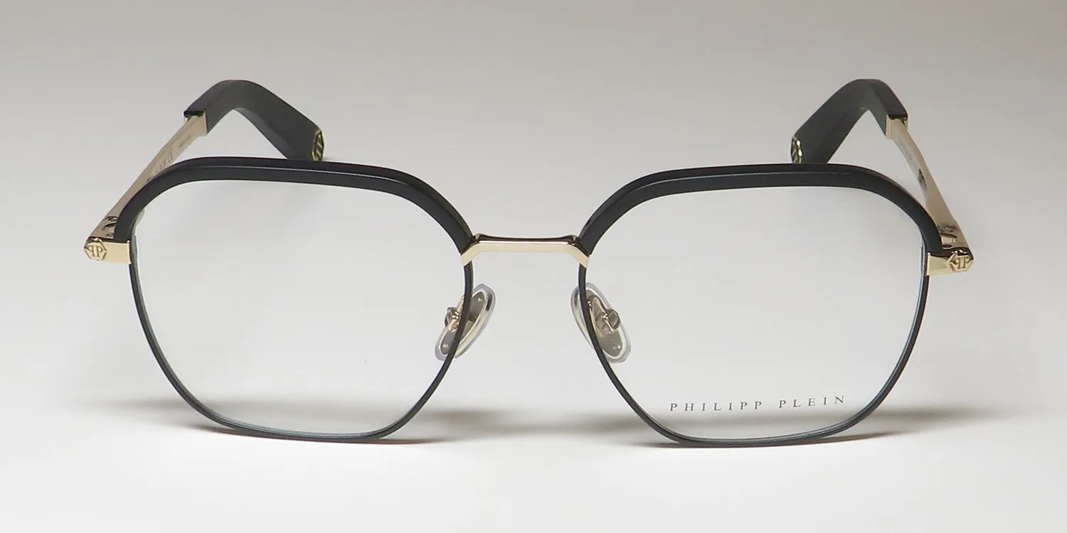 Philipp Plein Vpp017 Plein Treasure 0302 Eyeglasses Matte Black 52mm Unisex 3