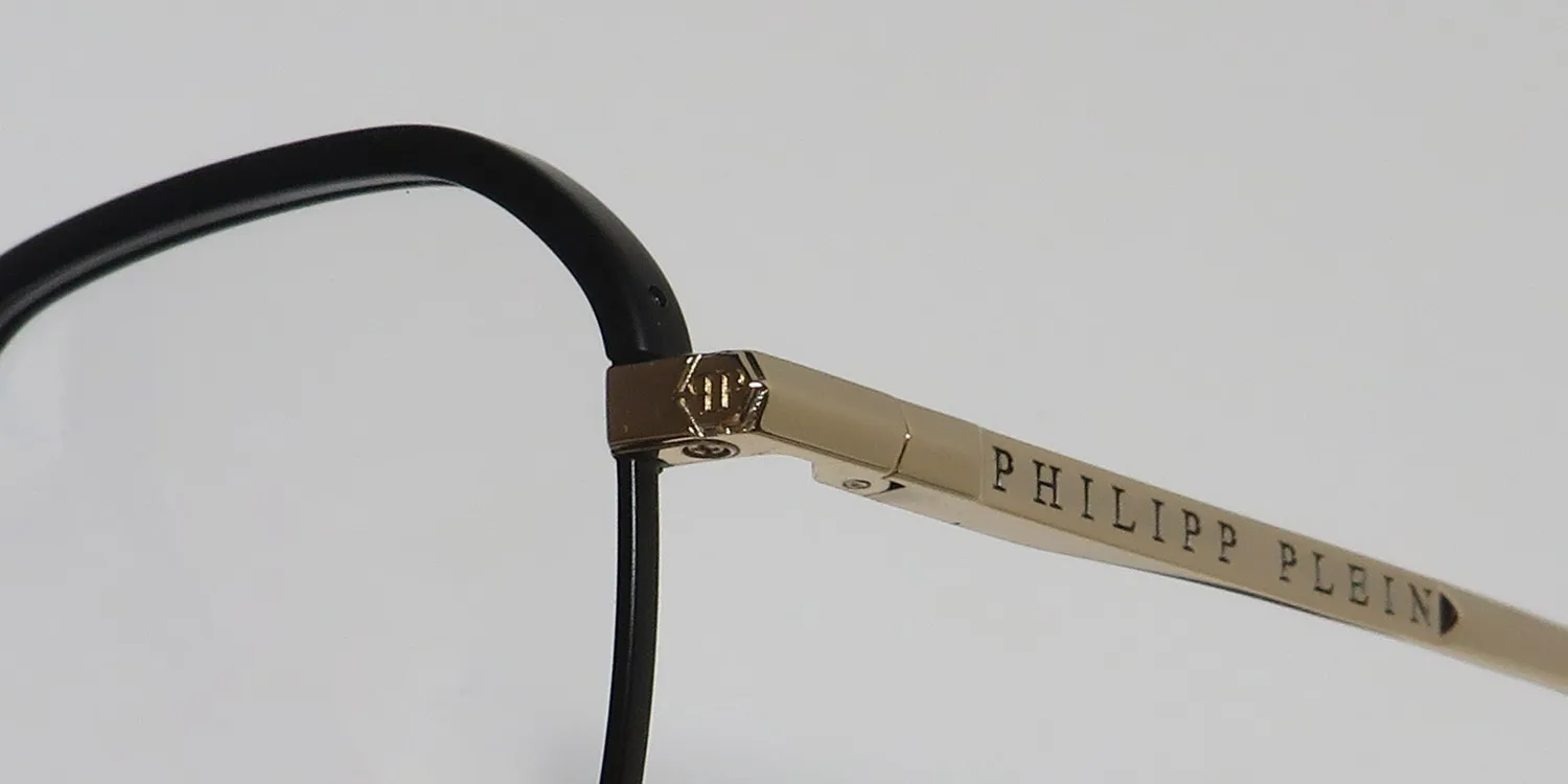 Philipp Plein Vpp017 Plein Treasure 0302 Eyeglasses Matte Black 52mm Unisex 6