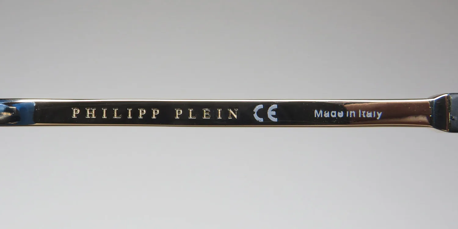 Philipp Plein Vpp017 Plein Treasure 0302 Eyeglasses Matte Black 52mm Unisex 7