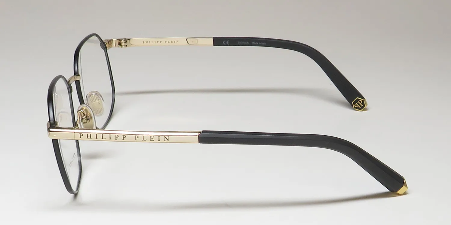 Philipp Plein Vpp020 Plein Titan Vision 0302 Eyeglasses Black 53mm 4