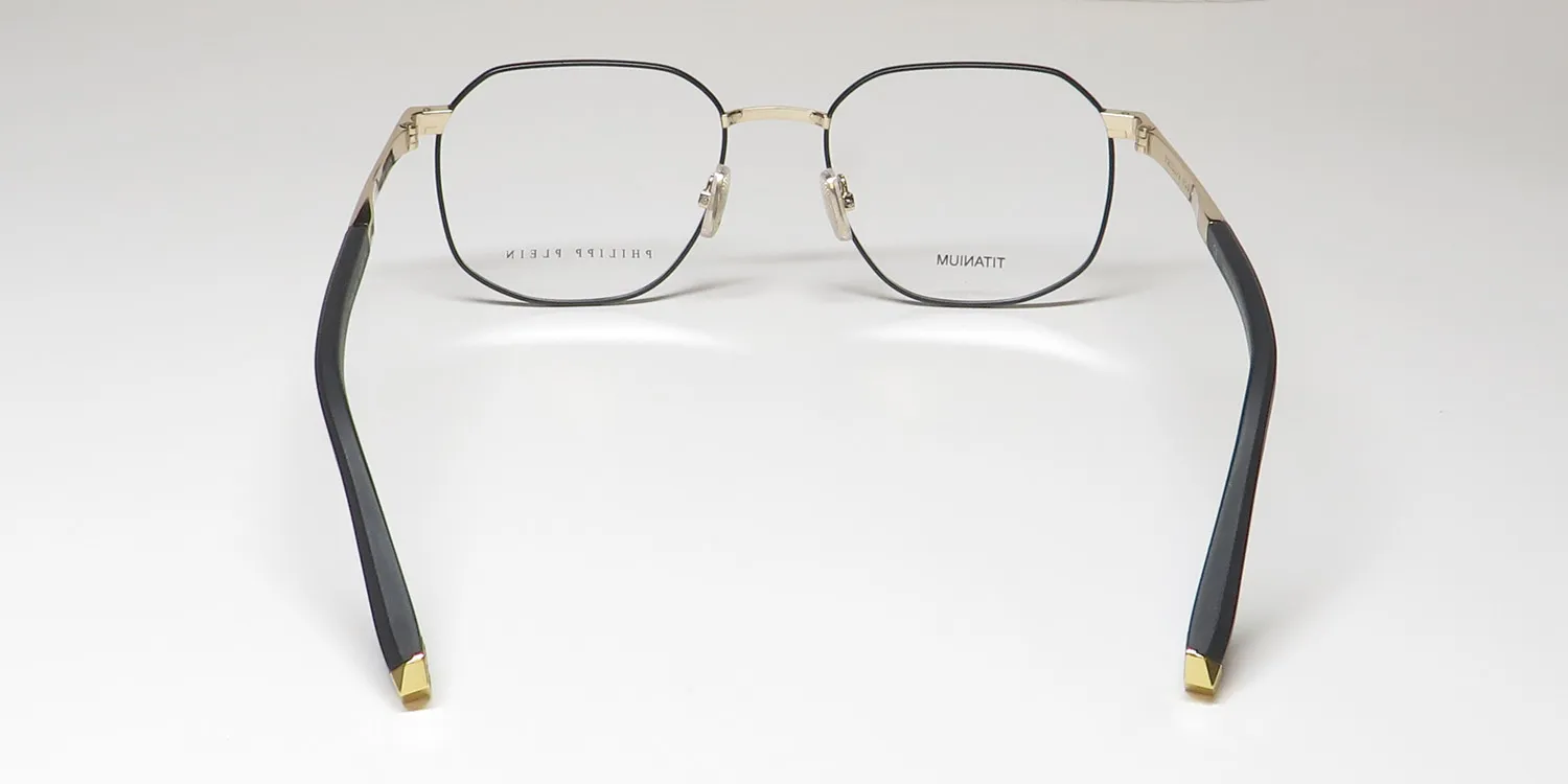 Philipp Plein Vpp020 Plein Titan Vision 0302 Eyeglasses Black 53mm 5
