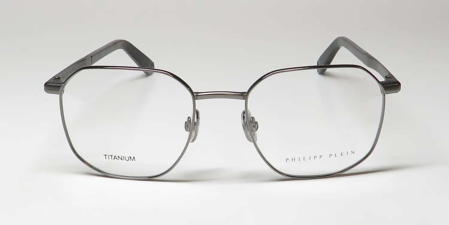 Philipp Plein Vpp020 Plein Titan Vision 0584 Eyeglasses Gunmetal 53mm 3