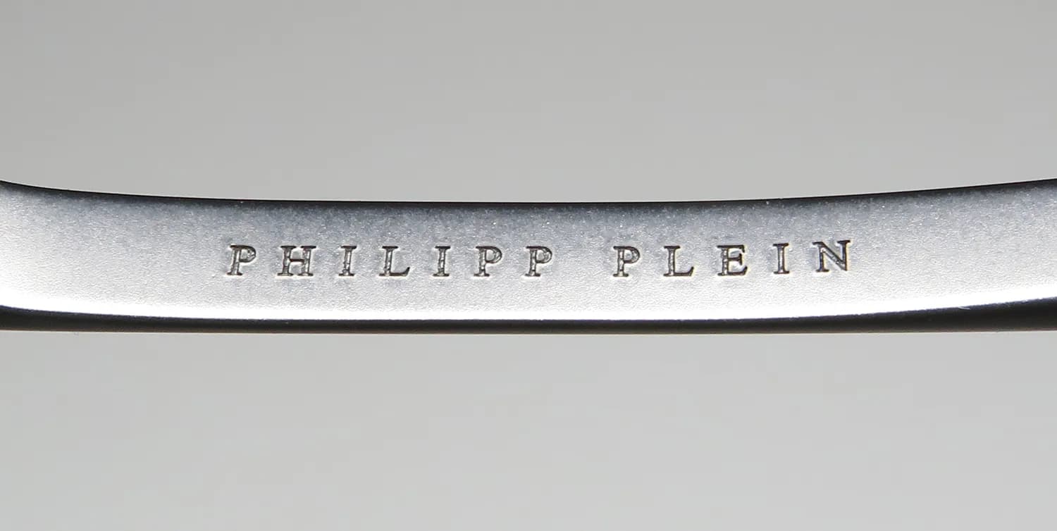 Philipp Plein Vpp020 Plein Titan Vision 0584 Eyeglasses Gunmetal 53mm 7