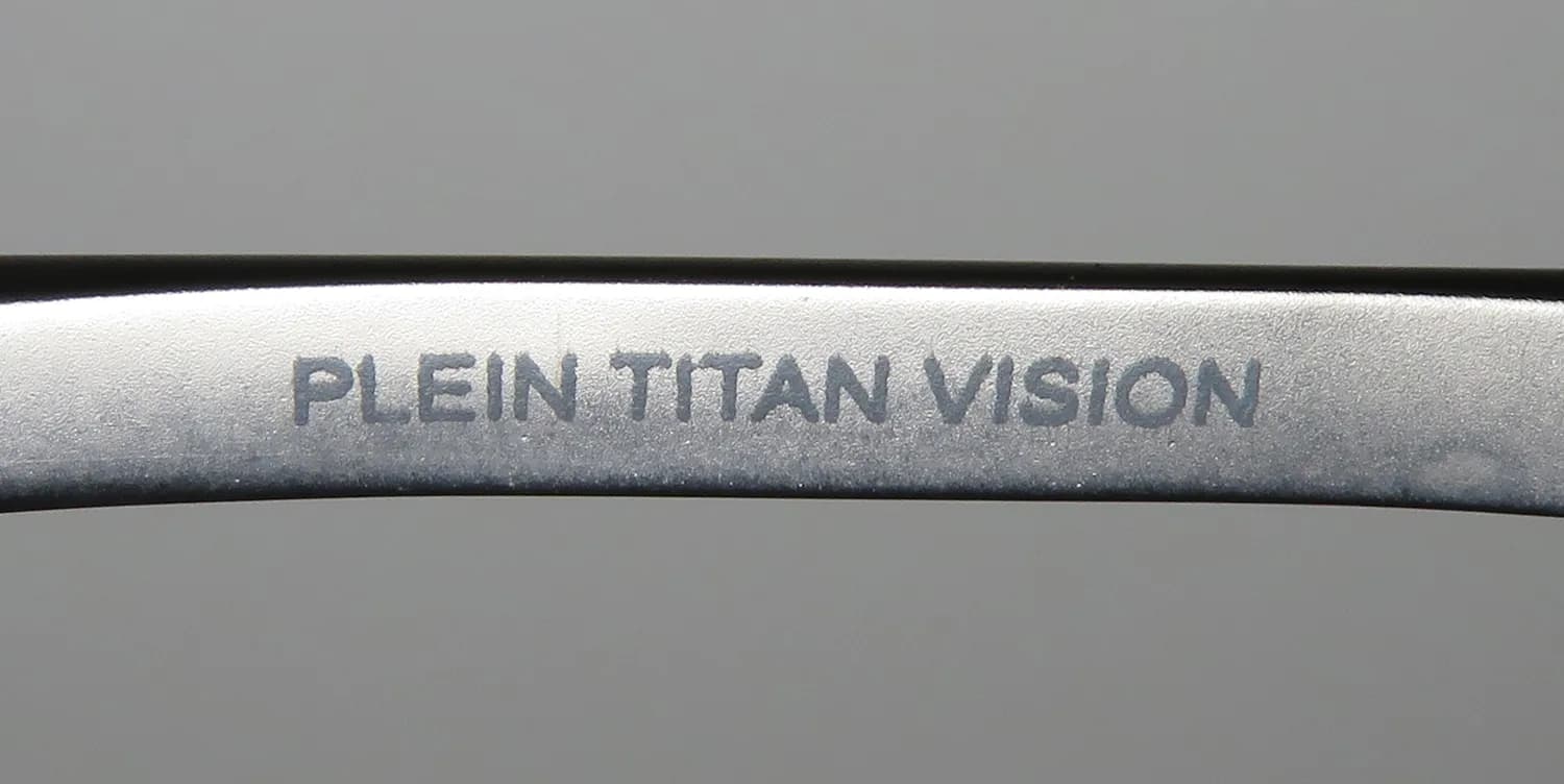 Philipp Plein Vpp020 Plein Titan Vision 0584 Eyeglasses Gunmetal 53mm 8