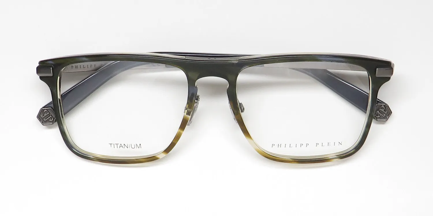 Philipp Plein Vpp019 Plein First Love 09n3 Eyeglasses Blue 53mm 2