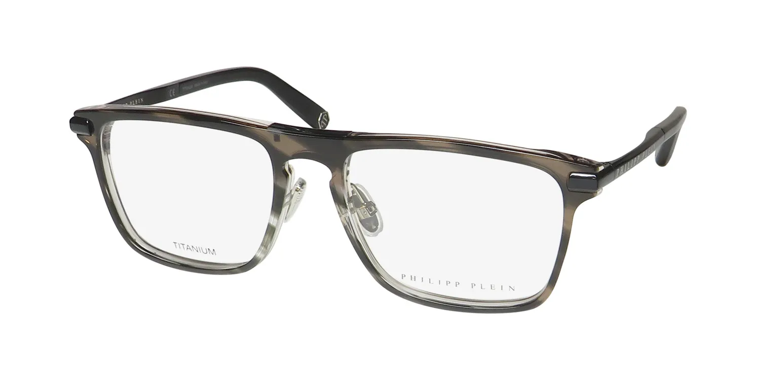 Philipp Plein Vpp019 Plein First Love 0xas Eyeglasses Grey 53mm