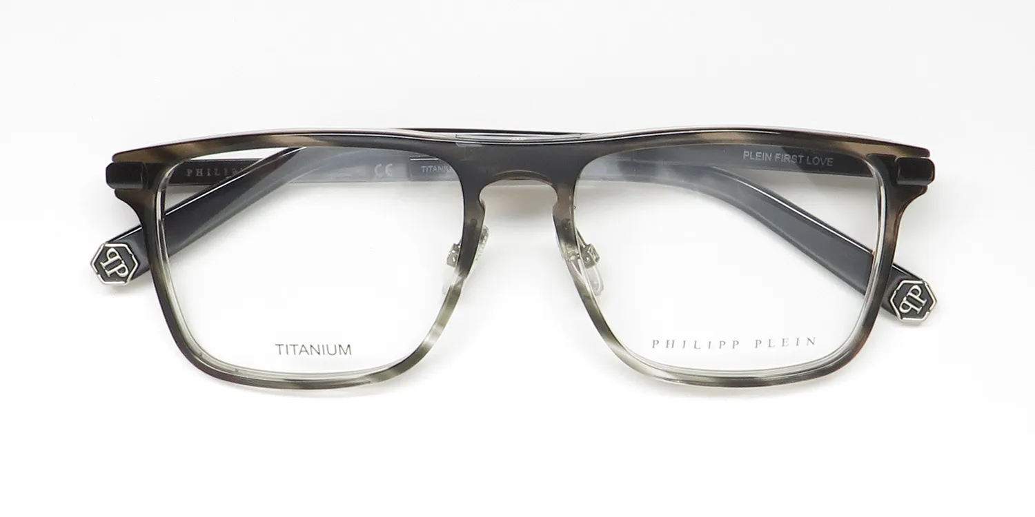 Philipp Plein Vpp019 Plein First Love 0xas Eyeglasses Grey 53mm 2