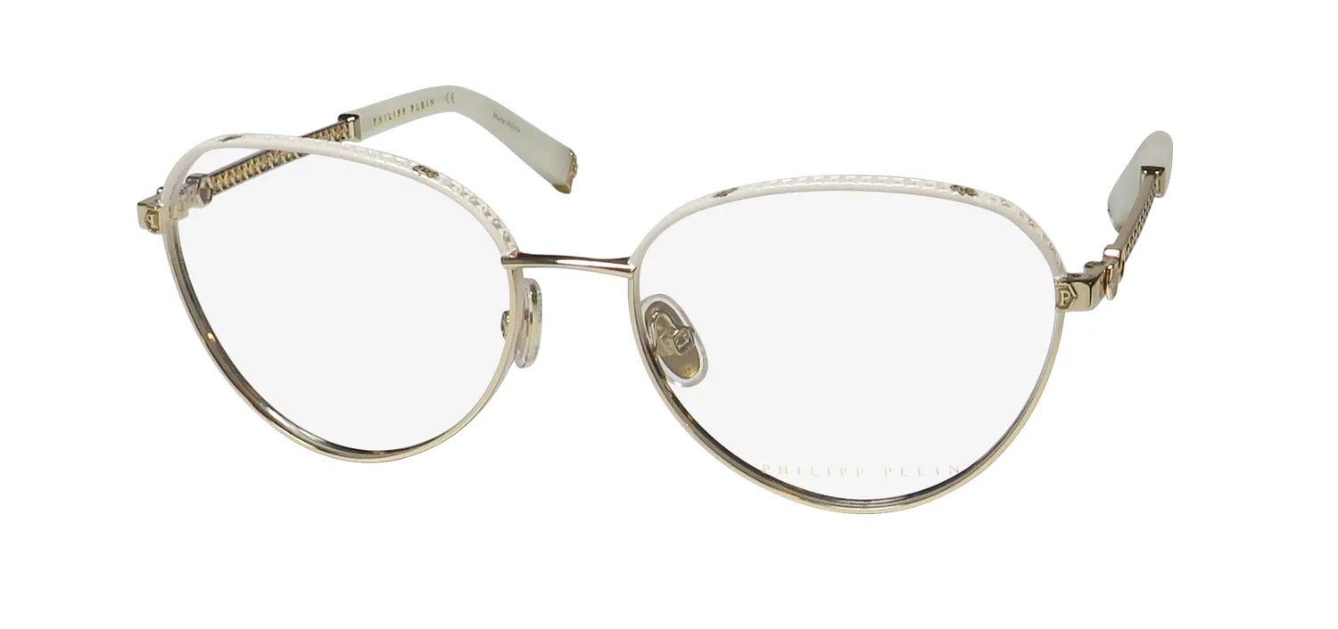 Philipp Plein Vpp035s Plein Resplendent 0h32 Eyeglasses Rose 57mm