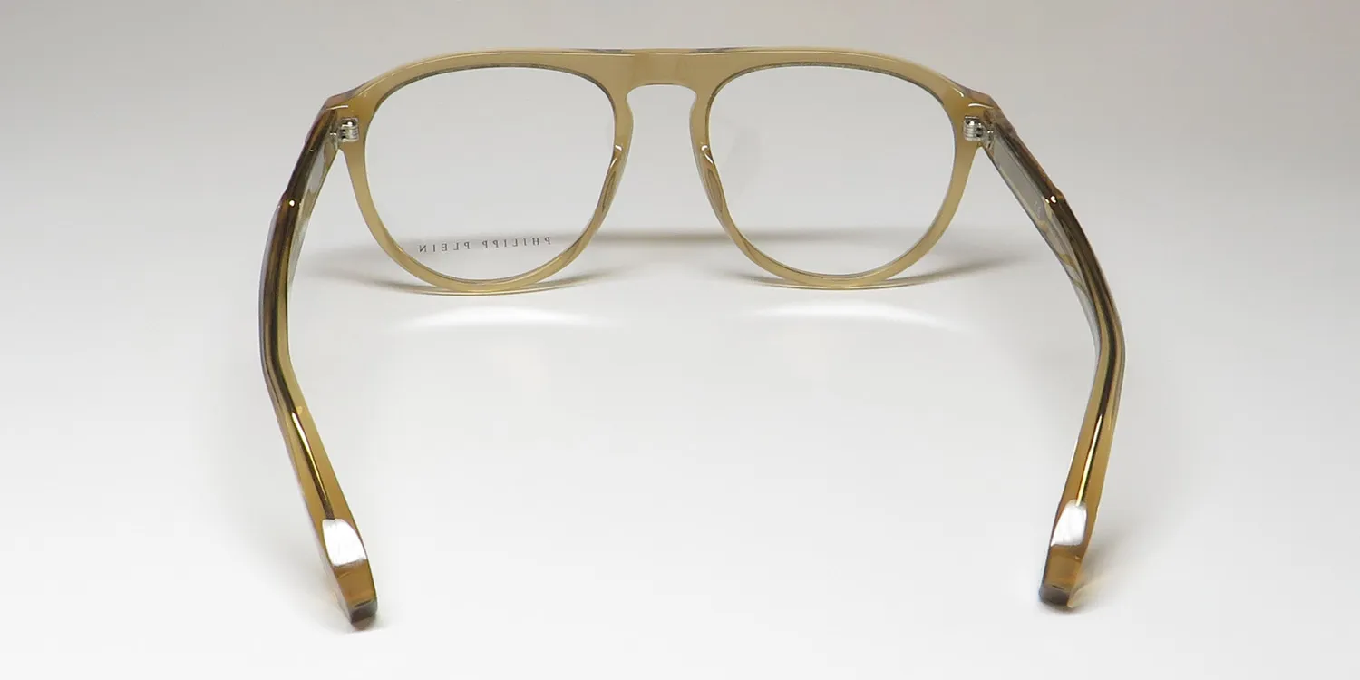 Philipp Plein Vpp016 Plein Passion 0913 Eyeglasses Brown Transparent 54mm 5