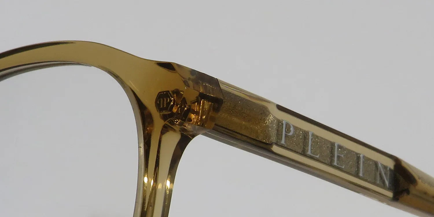 Philipp Plein Vpp016 Plein Passion 0913 Eyeglasses Brown Transparent 54mm 6