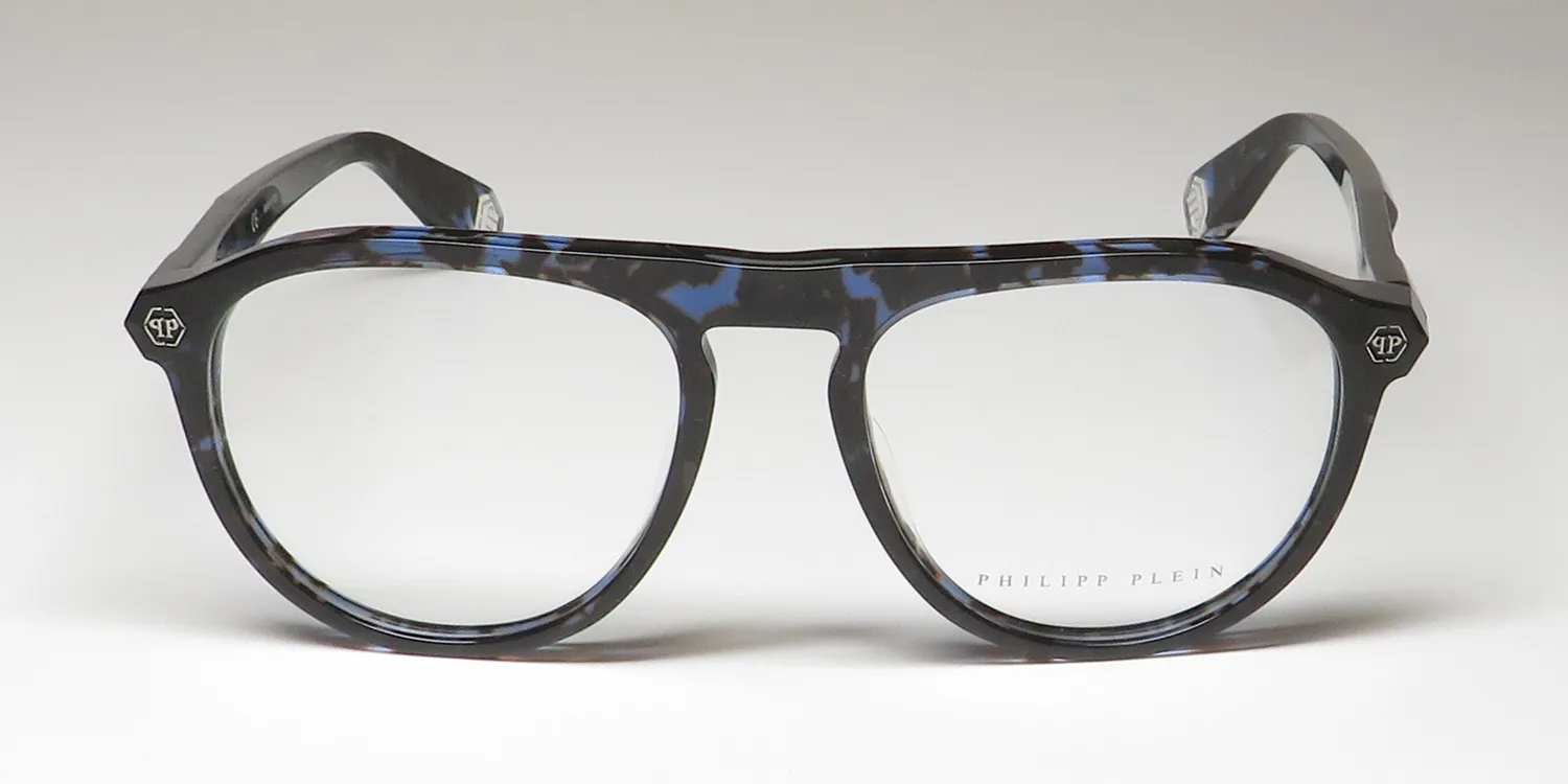 Philipp Plein Vpp016 Plein Passion 0l93 Eyeglasses Blue 54mm 3