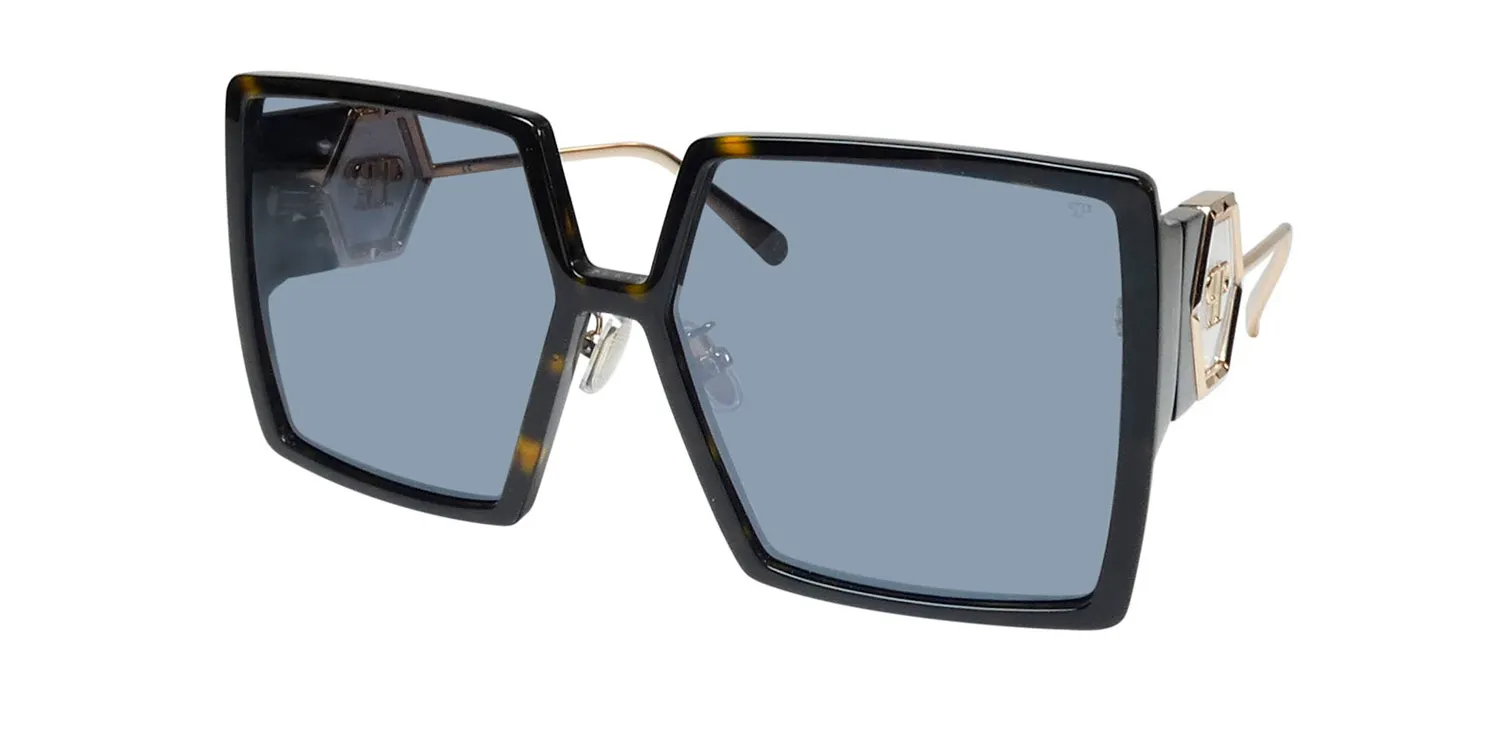Philipp Plein Spp028 Plein Diva 722x Sunglasses Brown Havana 61mm