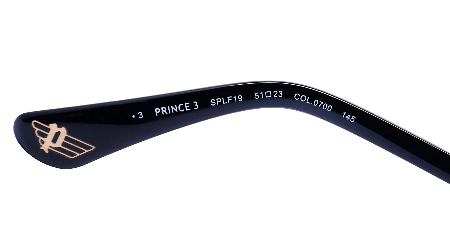 Police Splf19 Prince 3 0700 Sunglasses Black 51mm 7