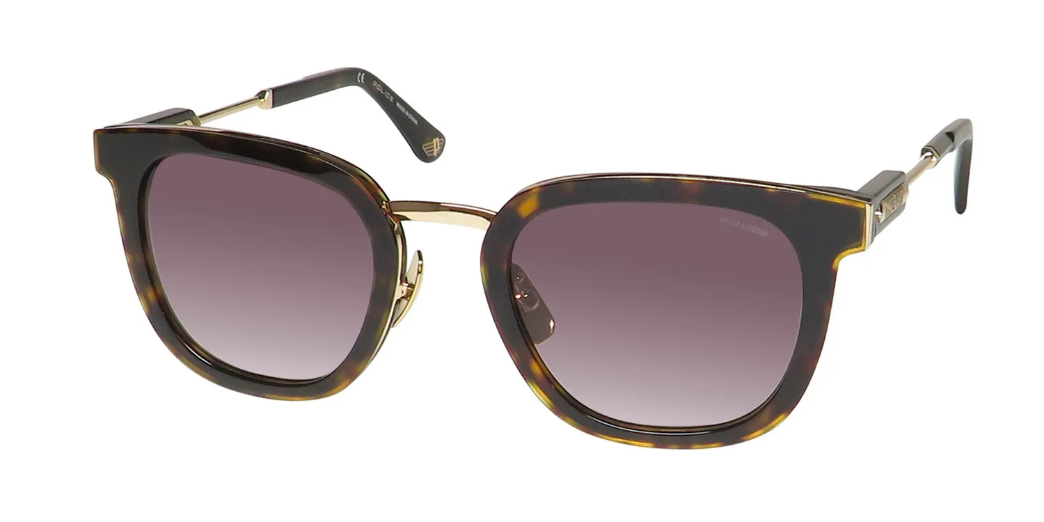 Police Splf19 Prince 3 0722 Sunglasses Dark Havana 51mm