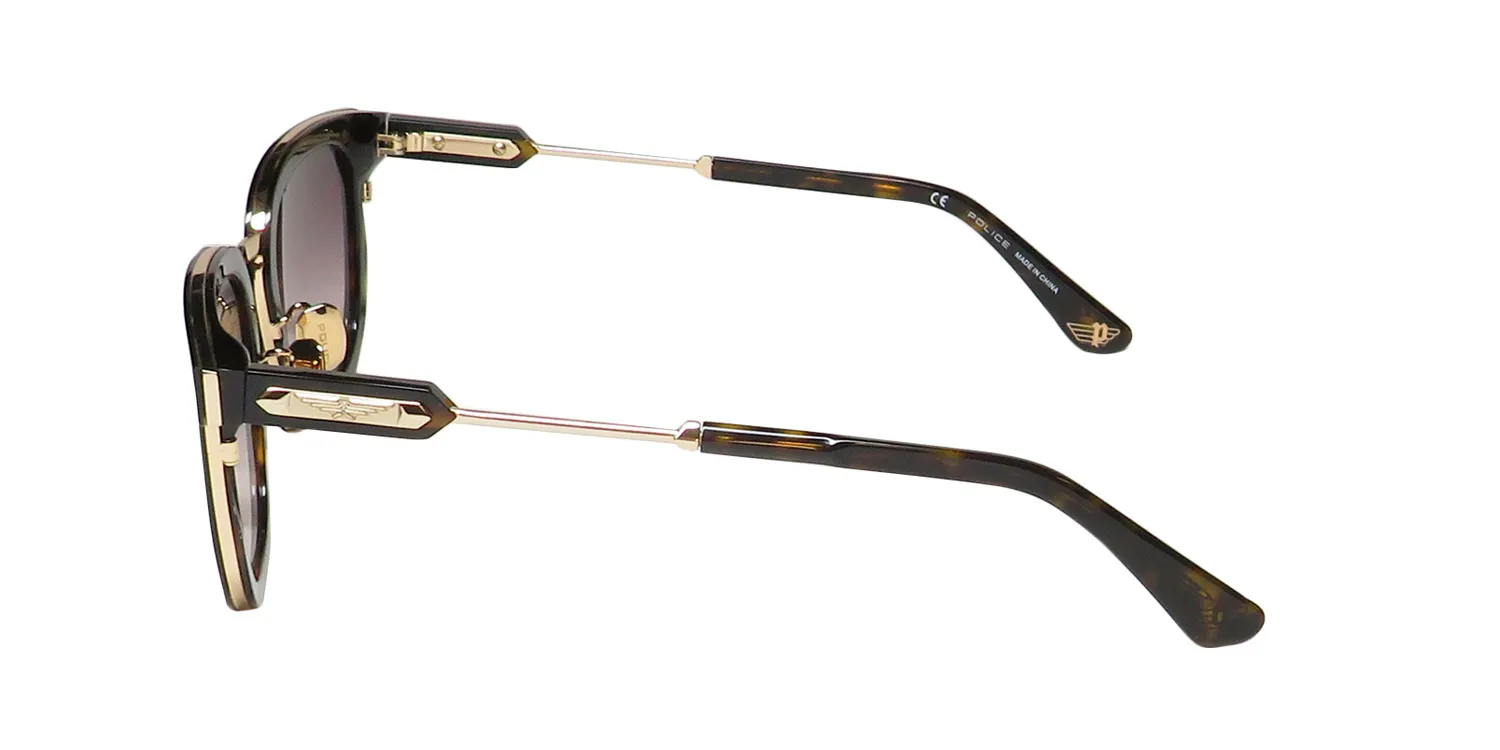 Police Splf19 Prince 3 0722 Sunglasses Dark Havana 51mm 4