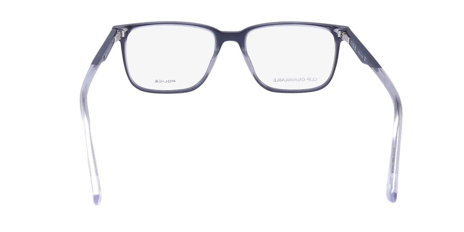 Police Vplf01 Groove 1 Clip-On 06mz Eyeglasses Grey 54mm 5