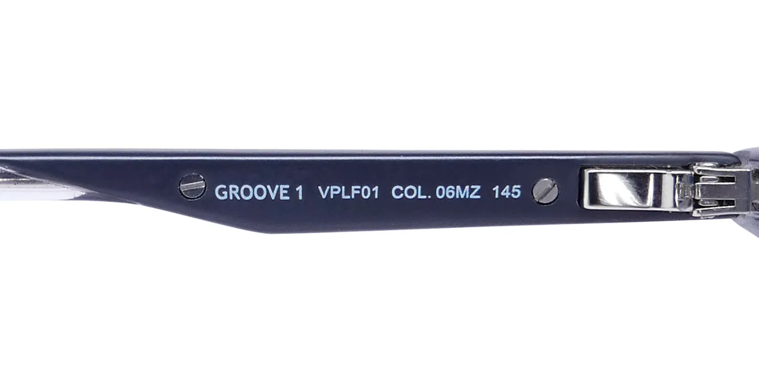Police Vplf01 Groove 1 Clip-On 06mz Eyeglasses Grey 54mm 8
