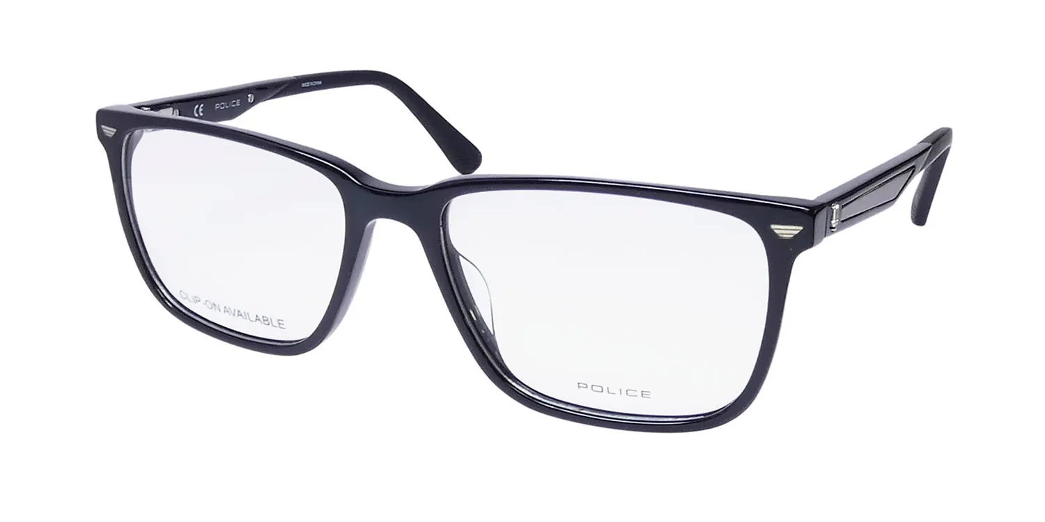 Police Vplf01 Groove 1 0700 Eyeglasses Black 54mm