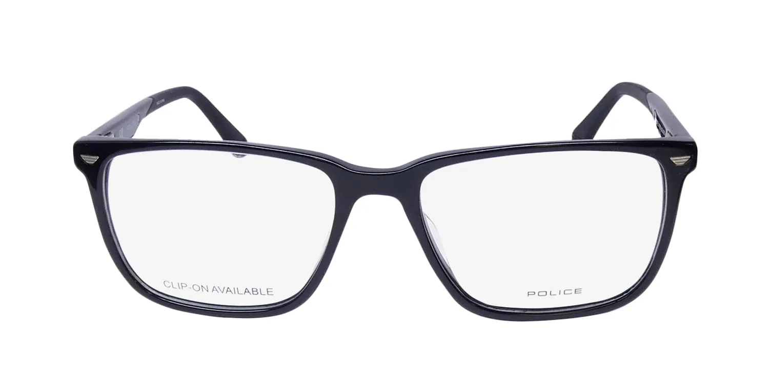 Police Vplf01 Groove 1 0700 Eyeglasses Black 54mm 3
