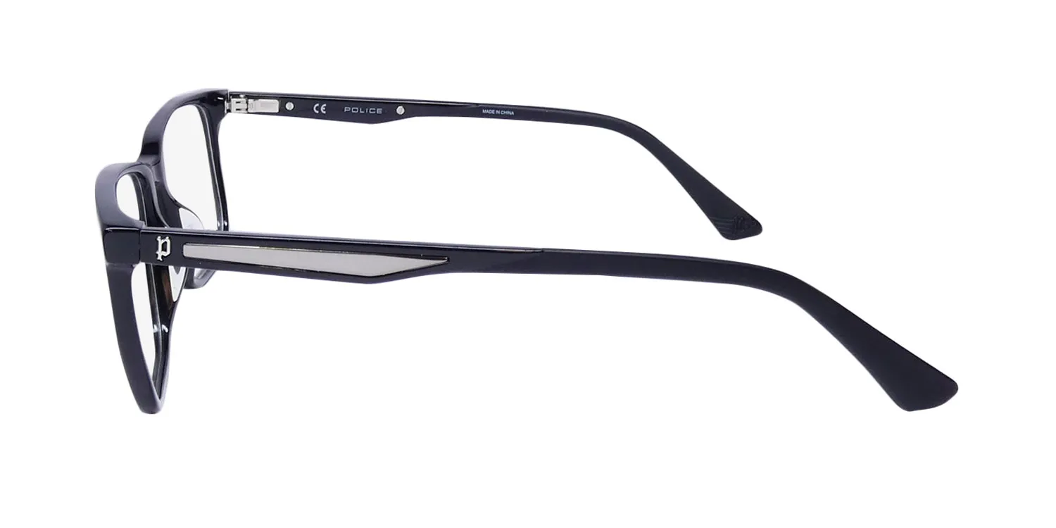 Police Vplf01 Groove 1 0700 Eyeglasses Black 54mm 4