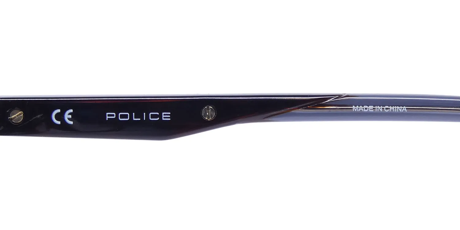 Police Vplf01 Groove 1 Clip-On 0722 Eyeglasses Dark Havana 54mm 7