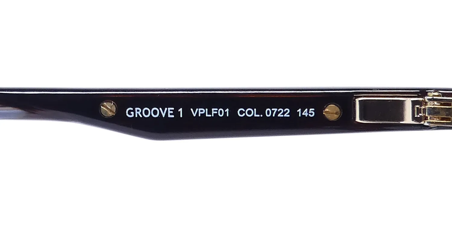 Police Vplf01 Groove 1 Clip-On 0722 Eyeglasses Dark Havana 54mm 8